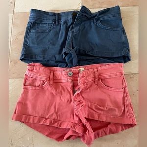 Low rise shorts